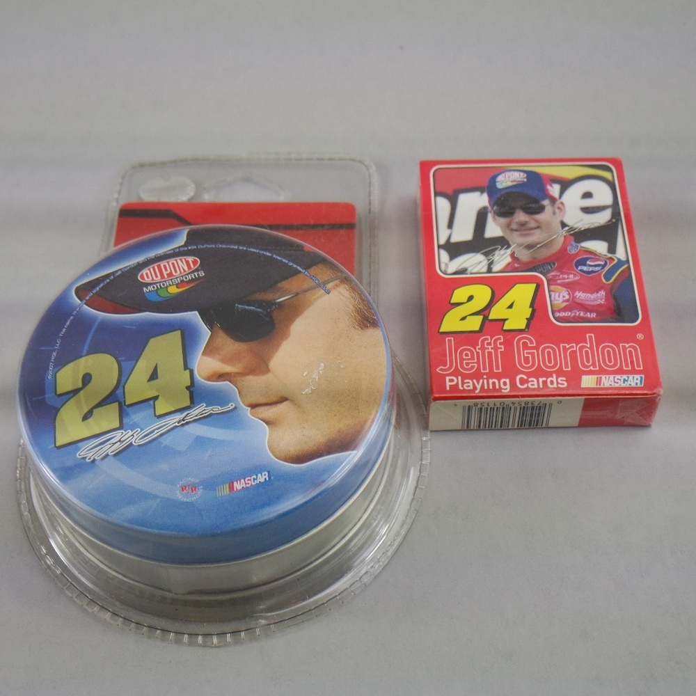 Nascar Jeff Gordon Coasters & Playing Cards